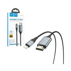 Hoco Cable for Lightning to HDMI 2m UA15 Metal Gray Hoco Cable for Lightning to HDMI 2m UA15 Metal Gray